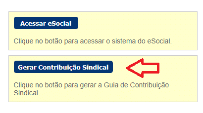 Passo a passo para cadastro de contribuição sindical do empregado doméstico