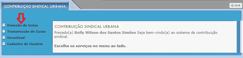 Passo a passo para cadastro de contribuição sindical do empregado doméstico