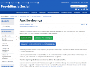 Auxílio-doença do empregado doméstico pode ser agendado via web
