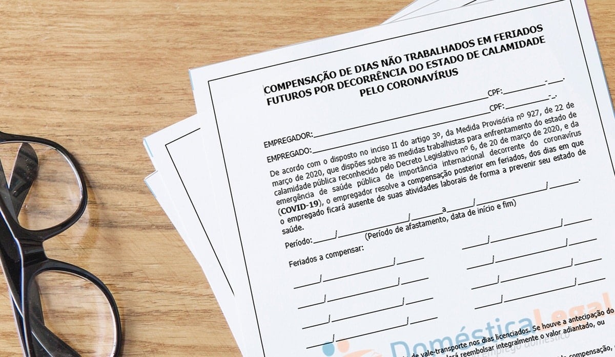 Compensação de dias não trabalhados em feriados futuros