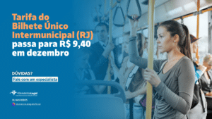 tarifa do Bilhete Único Intermunicipal